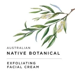 100 Ml Exfoliating Facial Cream - Australian Native Botanical Skincare